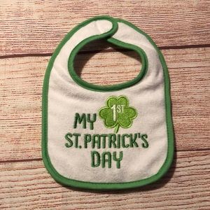 Nwot - Baby Bib - My 1st St Patrick’s Day
